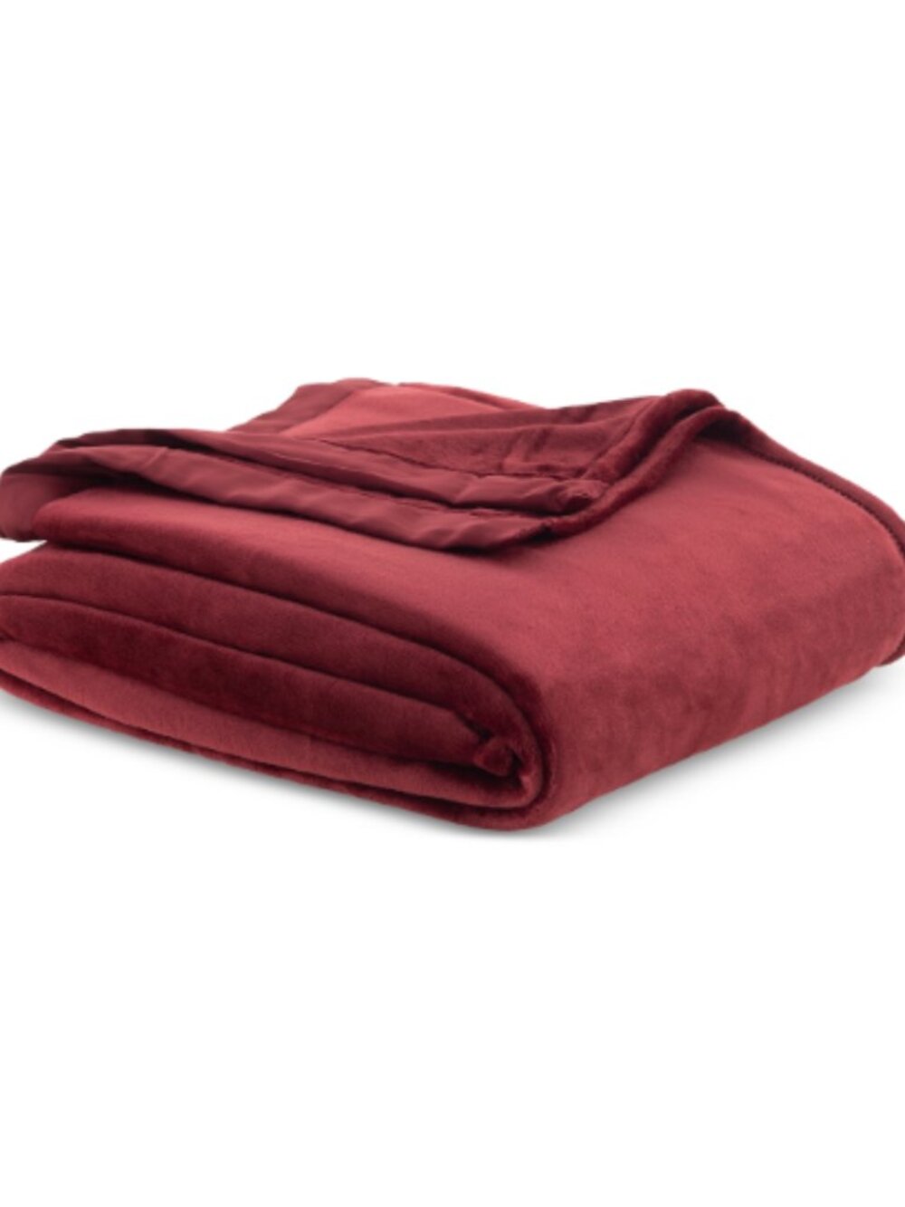 Berkshire Classic Velvety Plush Blanket, King,  Roanoke Red